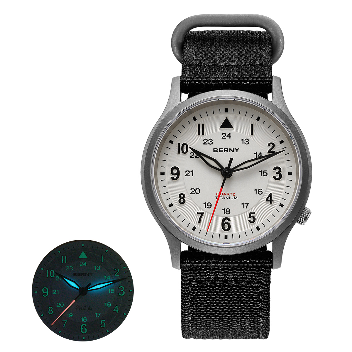 Outdoor Sport Field - BERNY Jam Tangan Titanium untuk Pria