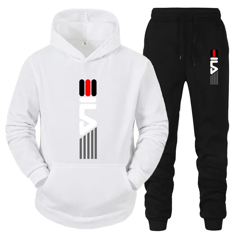 Outdoor Sportswear - Setelan Olahraga Pria Hoodie Sweatshirt+Celana Panjang