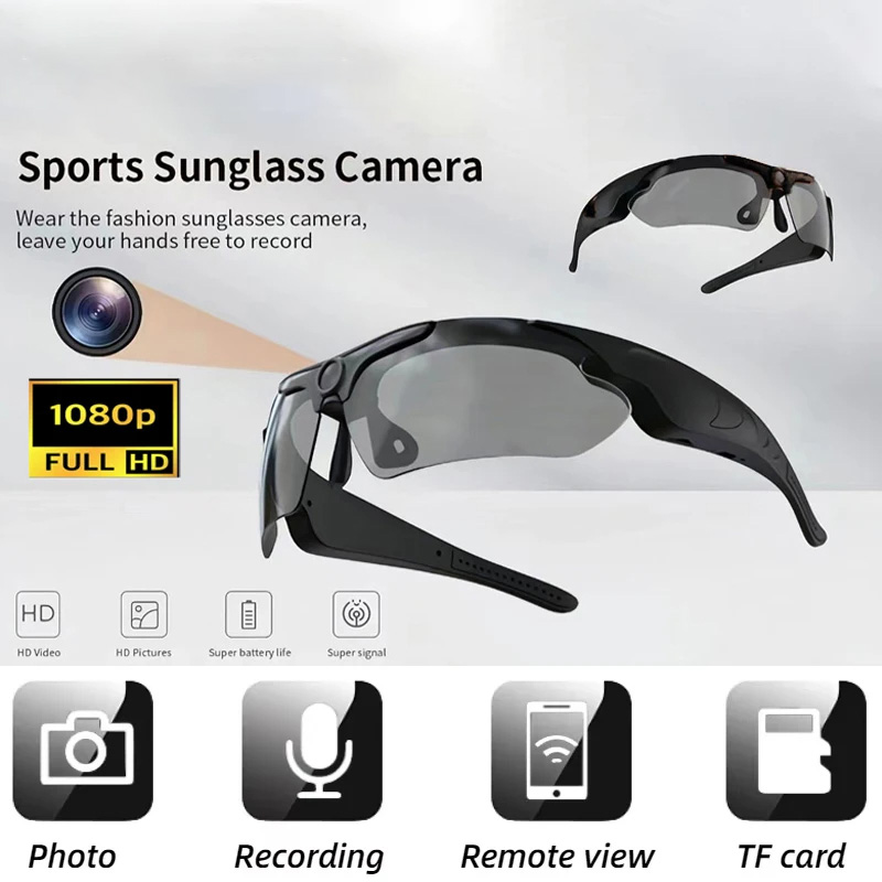 Outdoor Sport Camera - Kacamata Pintar Kamera HD 1080P Kamera