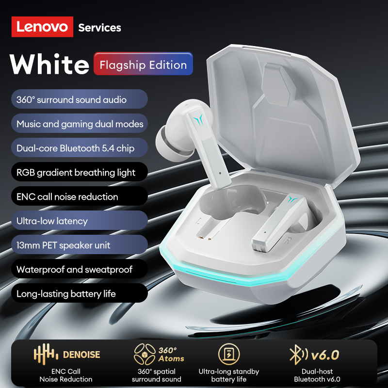 Outdoor Sport Doo - Lenovo GT105 Headset Gaming Bluetooth 6.0