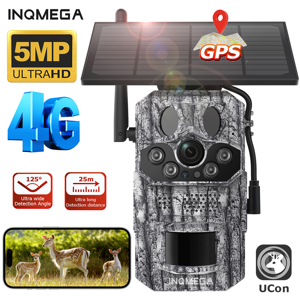Outdoor Sport Camera - INQMEGA4G 2K 5MP PIR gerakan diaktifkan