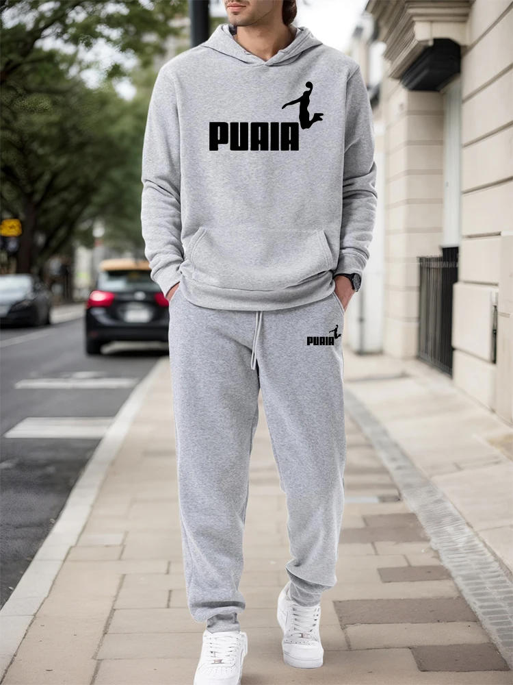 Outdoor Sportswear - Setelan Pria/Hoodie/Celana 2026 Musim Gugur Musim