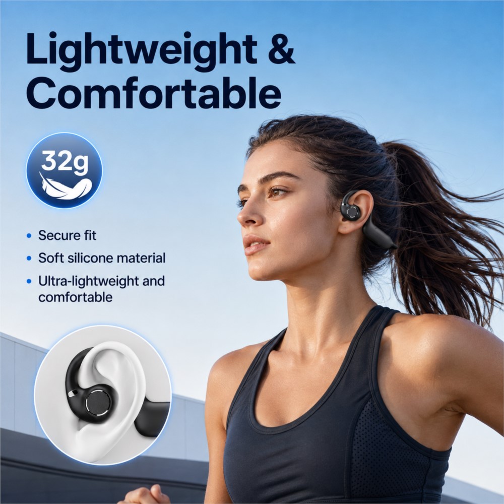 Earphone Pintar AI 800W Kamera - Outdoor Sport Camera ulasan dan harga