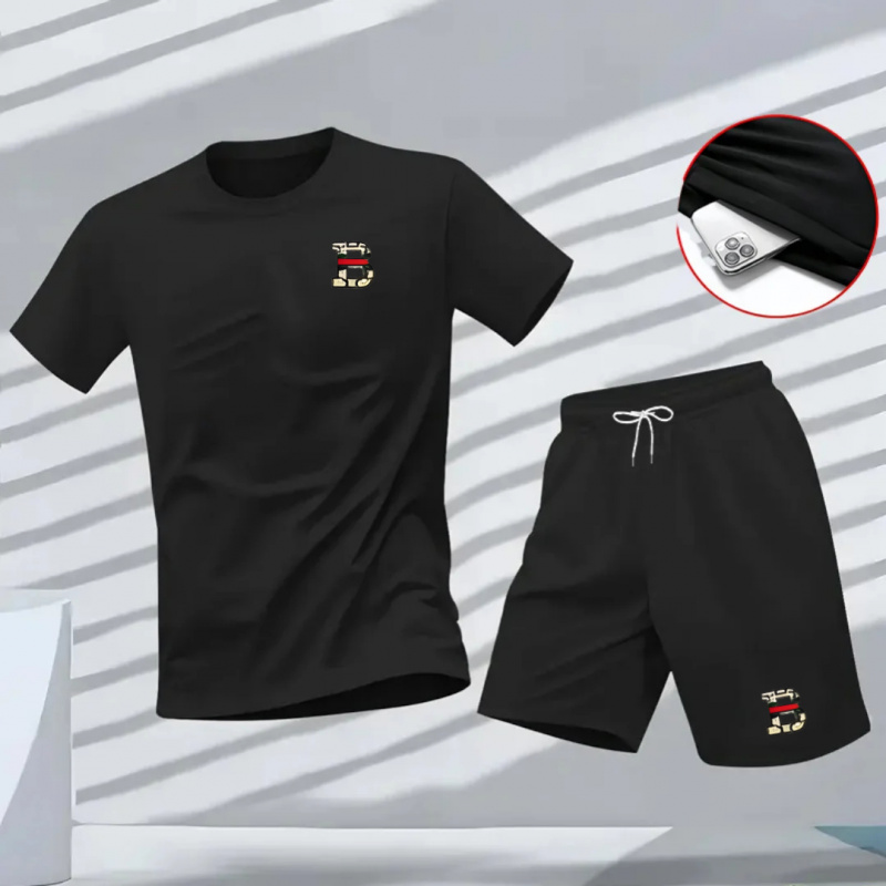 Set Kaos Lengan Pendek dan Cel - Outdoor Sports Outfit ulasan dan harga