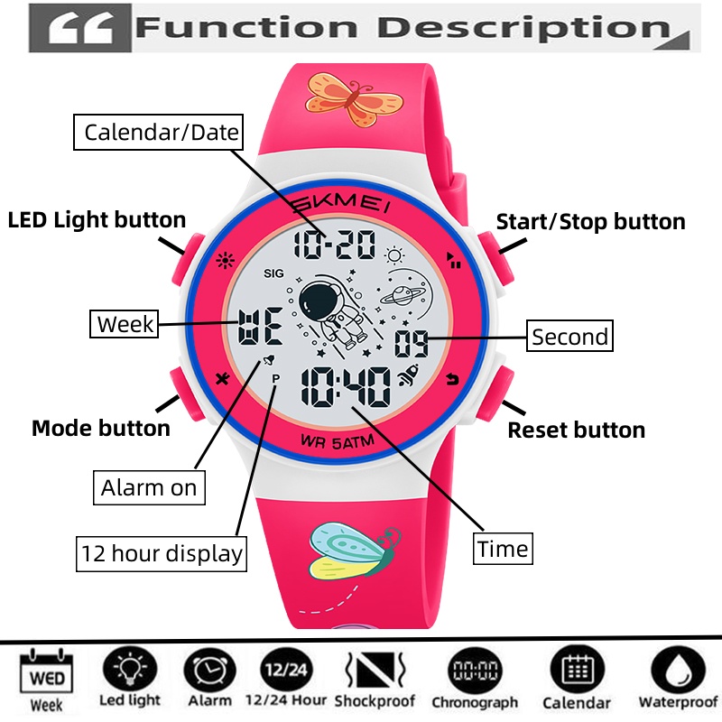 Skmei jam tangan LED Digital a - Outdoor Sport Watch ulasan dan harga