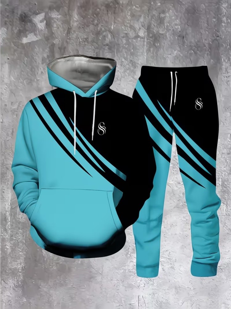 Setelan Olahraga Pria 2 Potong - Outdoor Sports Outfit ulasan dan harga