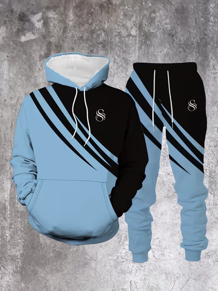 Setelan Olahraga Pria 2 Potong - Outdoor Sports Outfit ulasan dan harga