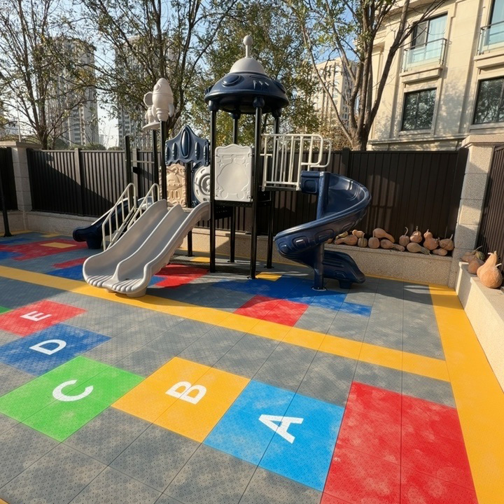 Ubin Lapangan Basket PP Profes - Outdoor Sport Court Tiles ulasan dan harga