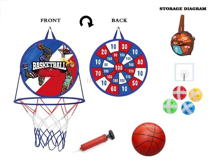 Rak basket lipat anak-anak yan - Indoor Sport And Outdoor Sports ulasan dan harga