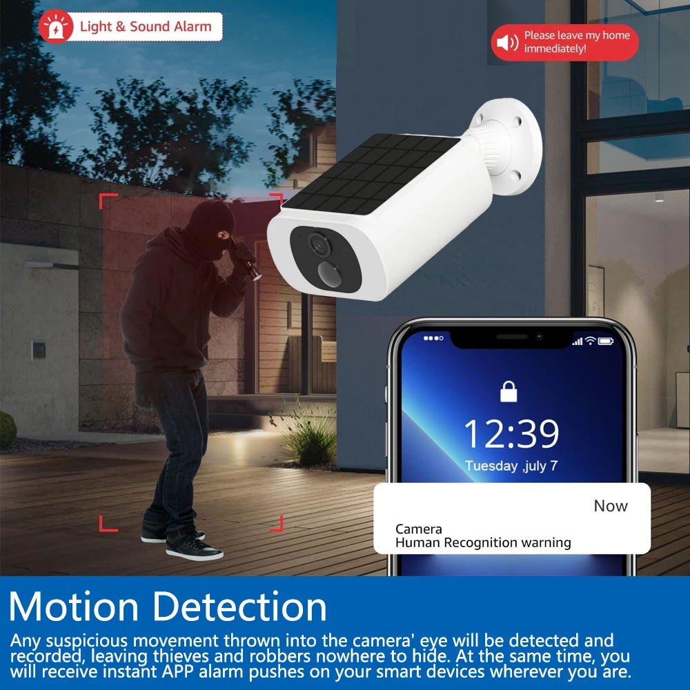 Kamera Keamanan Tenaga Surya T - Outdoor Sport Camera ulasan dan harga