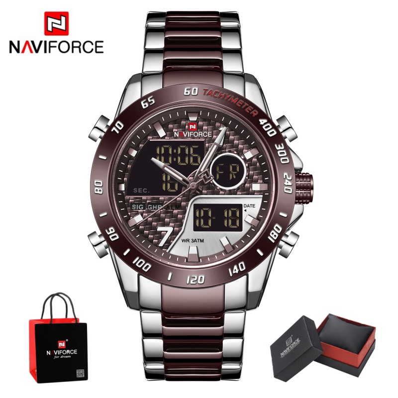NAVIFORCE Jam Tangan Pria Anal - Outdoor Sport Watch ulasan dan harga