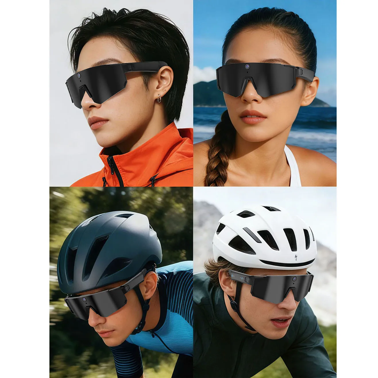 Kacamata Kamera Pintar AI 800W - Outdoor Sport Camera ulasan dan harga